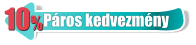 10% 10% 10% Páros kedvezmény