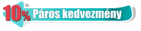 10% 10% 10%  Páros kedvezmény